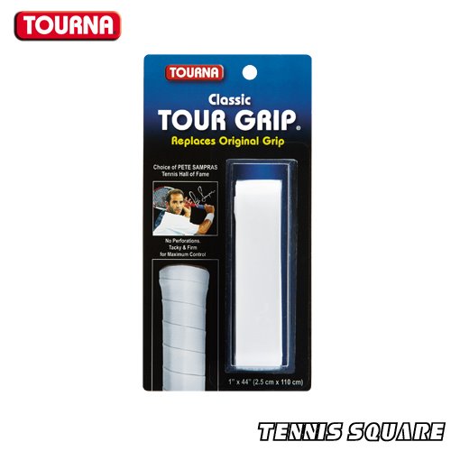 투나 그립 CLASSIC TOUR GRIP White (2.5cm x 110cm) 테니스 원그립테니스라켓,베드민턴라켓