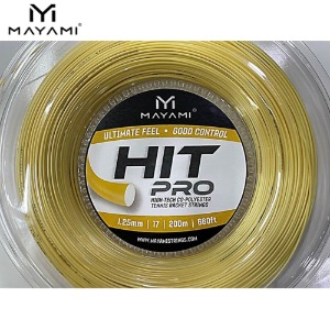마야미 HIT PRO 1.25mm|200m 테니스스트링 폴리테니스라켓,베드민턴라켓