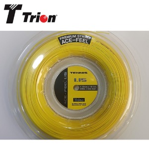 트라이온 ACE-FEEL 노랑 1.15mm|200m 릴 테니스스트링테니스라켓,베드민턴라켓