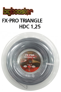 빅부스터 FX-PRO TRIANGLE HDC1.25mm|200m 릴 스트링테니스라켓,베드민턴라켓