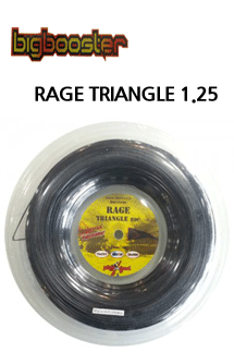 빅부스터 RAGE TRIANGLE HDC 1.25mm|200m 릴 스트링테니스라켓,베드민턴라켓