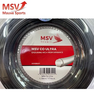MSV 코 울트라 검정 1.20mm|200m 릴 테니스스트링테니스라켓,베드민턴라켓
