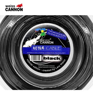 바이스캐논 울트라케이블 블랙 1.23mm|200m릴 테니스스트링테니스라켓,베드민턴라켓